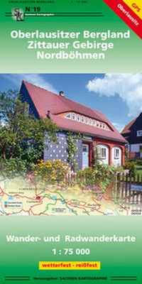 Abbildung von: Oberlausitzer Bergland - Zittauer Gebirge - Nordböhmen - SACHSEN KARTOGRAPHIE