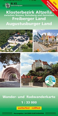 Abbildung von: Klosterbezirk Altzella - Freiberger Land - Augustusburger Land - SACHSEN KARTOGRAPHIE