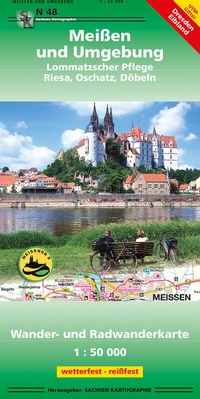 Abbildung von: Meißen und Umgebung - SACHSEN KARTOGRAPHIE
