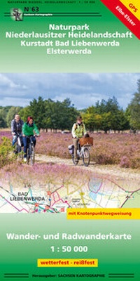 Abbildung von: Naturpark Niederlausitzer Heidelandschaft - Kurstadt Bad Liebenwerda - Mühlberg - Schradenland - SACHSEN KARTOGRAPHIE