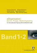 Cover: eOrganisation: Service, Prozess-, Market-Engineering. - KIT Scientific Publishing