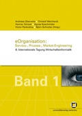 Cover: eOrganisation: Service, Prozess-, Market-Engineering. - KIT Scientific Publishing