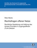 Cover: Rechtsfragen offener Netze - KIT Scientific Publishing
