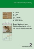 Cover: Zuverl&auml;ssigkeit von Fichten-Brettschichtholz mit modifiziertem Aufbau - KIT Scientific Publishing