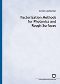 Cover: Factorization methods for photonics and rough surfaces - KIT Scientific Publishing