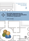 Cover: Parameter dependencies for reusable performance specifications of software components - KIT Scientific Publishing