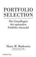 Cover: Portfolio Selection - FinanzBuch Verlag