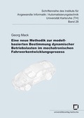 Cover: Eine neue Methodik zur modellbasierten Bestimmung dynamischer Betriebslasten im mechatronischen Fahrwerkentwicklungsprozess - KIT Scientific Publishing