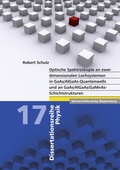 Cover: Optische Spektroskopie an zweidimensionalen Lochsystemen - Universit&auml;tsverlag Regensburg