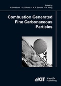 Cover: Combustion generated fine carbonaceous particles - KIT Scientific Publishing