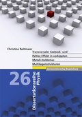 Cover: Transversaler Seebeck- und Peltier-Effekt in verkippten Metall-Halbleiter-Multilagenstrukturen - Universit&auml;tsverlag Regensburg