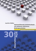 Cover: H&ouml;chstaufl&ouml;sende Kraftmikroskopie mit subatomar definierten Bindungszust&auml;nden - Universit&auml;tsverlag Regensburg
