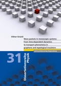Cover: Wave packets in mesoscopic systems: From time-dependent dynamics to transport phenomena in graphene and topological insulators - Universit&auml;tsverlag Regensburg