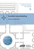 Cover: View-based textual modelling - KIT Scientific Publishing