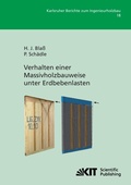 Cover: Verhalten einer Massivholzbauweise unter Erdbebenlasten - KIT Scientific Publishing