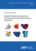 Cover: Modified mass-spring system for physically based deformation modeling - KIT Scientific Publishing