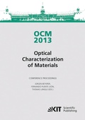 Cover: OCM 2013 - Optical Characterization of Materials - conference proceedings - KIT Scientific Publishing
