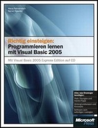 Enlarge image Cover: Richtig einsteigen: Programmieren lernen mit Visual Basic 2005 - Microsoft
