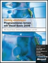 Abbildung von: Richtig einsteigen: Programmieren lernen mit Visual Basic 2008 - Microsoft