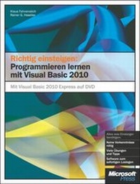 Abbildung von: Richtig einsteigen: Programmieren lernen mit Visual Basic 2010 - Microsoft