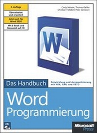 Enlarge image Cover: Microsoft Word-Programmierung - Das Handbuch - Microsoft