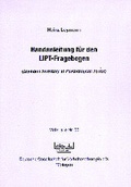 Cover: Handanleitung f&uuml;r den LIPT-Fragebogen - dgvt-Verlag