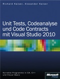 Cover: Unit Tests, Codeanalyse und Code Contracts mit Visual Studio - Microsoft