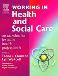 Cover: Working in Health and Social Care - Churchill Livingstone