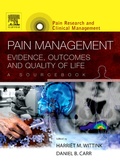 Cover: Pain Management: Evidence, Outcomes, and Quality of Life, A Sourcebook, Text with CD-ROM - Elsevier