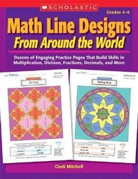 Enlarge image Cover: Math Line Designs from Around the World Grades 4-6 - Scholastic US