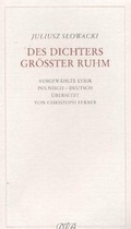 Cover: Des Dichters gr&ouml;sster Ruhm - Dieterich'sche Verlagsbuchh. Mainz