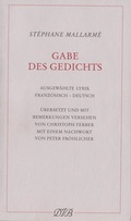 Cover: Gabe des Gedichts - Dieterich'sche Verlagsbuchh. Mainz