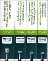 Enlarge image Cover: MCITP Windows Server 2008 Enterprise Administrator CorePack - Original Microsoft Training für Examen 70-640, 70-642, 70-643 und 70-647 - Microsoft