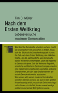 Cover: Nach dem Ersten Weltkrieg - Hamburger Edition