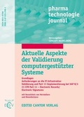 Cover: Aktuelle Aspekte der Validierung computergest&uuml;tzter Systeme - ECV Editio Cantor Verlag GmbH