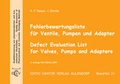 Cover: Fehlerbewertungsliste f&uuml;r Ventile, Pumpen und Adapter - ECV Editio Cantor Verlag GmbH