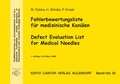 Cover: Fehlerbewertungsliste f&uuml;r medizinische Kan&uuml;len - ECV Editio Cantor Verlag GmbH