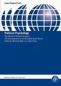 Cover: Political Psychology - Verlag Barbara Budrich