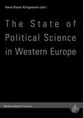 Cover: The State of Political Science in Western Europe - Verlag Barbara Budrich