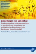 Cover: Einstellungen zum Sozialstaat - Verlag Barbara Budrich