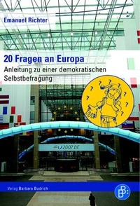 Abbildung von: 20 Fragen an Europa - Verlag Barbara Budrich