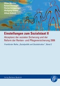 Cover: Einstellungen zum Sozialstaat II - Verlag Barbara Budrich