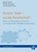 Cover: Sozialer Staat - soziale Gesellschaft? - Verlag Barbara Budrich