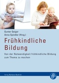 Cover: Fr&uuml;hkindliche Bildung - Verlag Barbara Budrich