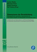 Cover: Dimensionen der Berufsbildung - Verlag Barbara Budrich