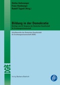 Cover: Bildung in der Demokratie - Verlag Barbara Budrich