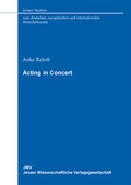Abbildung von: Acting in Concert - Sellier European Law Publishers