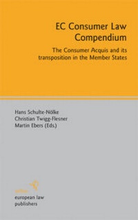 Abbildung von: EC Consumer Law Compendium - Sellier European Law Publishers
