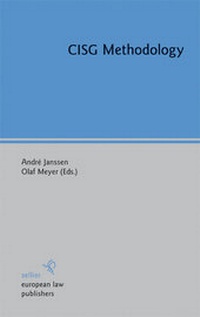 Enlarge image Cover: CISG Methodology - Sellier European Law Publishers