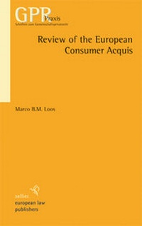 Abbildung von: Review of the European Consumer Acquis - Sellier European Law Publishers